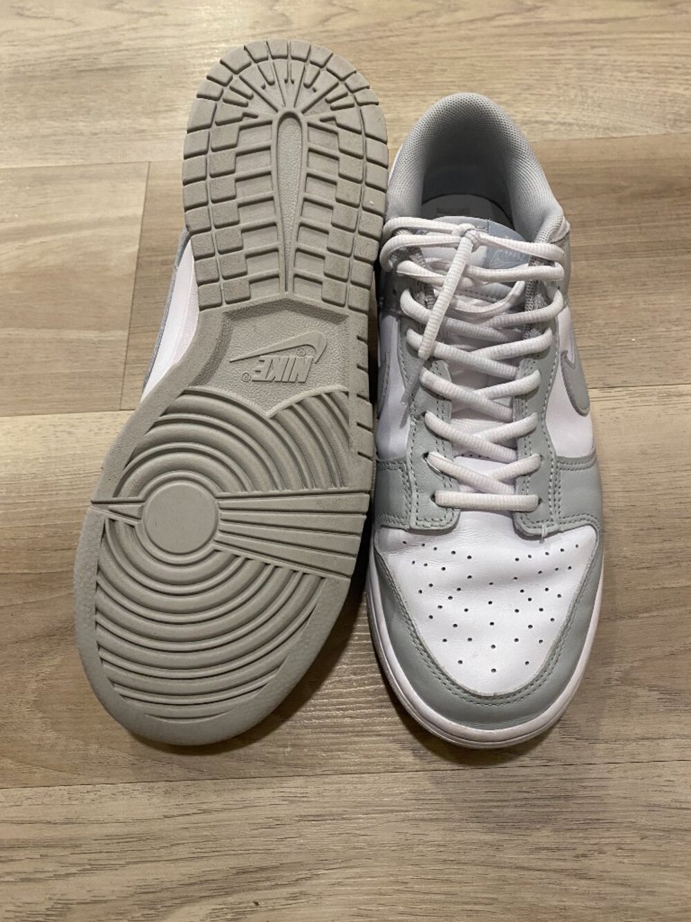 Nike Dunk Low Retro Grey Fog DD1391-103 White Gray Men’s 9 Women’s 10.5 Shoes - Picture 7 of 14